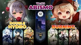 NOELLE DOUBLE HYDRO & KLEE BURNING | SPIRAL ABYSS 5.2 | GENSHIN IMPACT
