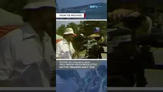 Archive footage from behind the scenes of Breaking Away&rsquo;s mock Little 500 at Tenth Street Stadium