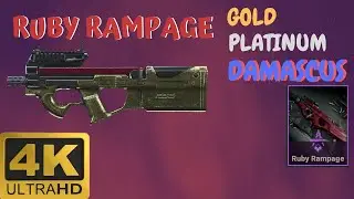 Ruby Rampage (FREE) P90 GOLD Modern Warfare PLATINUM + DAMASCUS | CODMW Blueprint Camo Previews