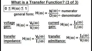 Electrical Engineering: Ch 15: Frequency Response (3 of 56) What is a Transfer Function: 3 of 3
