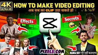 How To Make Video Editing | Viral Clips | Grid Background | Pixels.Com 🔥 #capcut #videoediting 