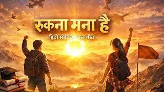 Rukna Mana Hai | Powerful Hindi Motivational Song for Students | Exam & Life Motivation