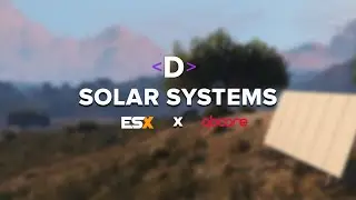 FiveM Script Showcase - Dream Solarsystems (Place Panels, Produce kWh and more)