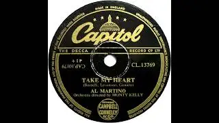 UK New Entry 1952 (16) Al Martino - Take My Heart