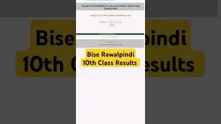 how to Check Rawalpindi Board 10th Class Results 2024 |Bise Rawalpindi Matric results Check| #result
