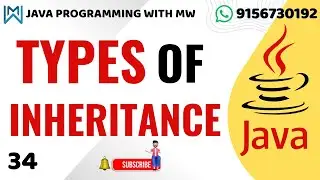 Java Day 11 | Learn types of inheritance | Inheritance Explained in detailed | #technomarathiwithmw