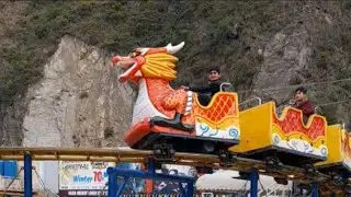 Dragon 🐲😱 train ride  swat wonder World Ammusment park |