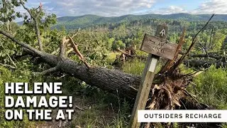 Hot Summer Hike on the Appalachian Trail | Helene Damage | Hostel Hopping