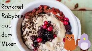 Babybrei aus dem Mixer +++ gesunde Rohkost für Babys +++