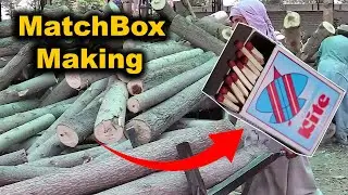 How to Making Match Box in factory