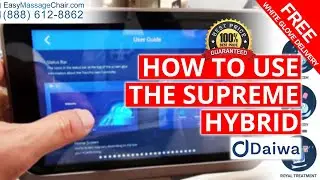 How To Use The Daiwa Supreme Hybrid Massage Chair