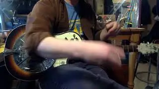2005 National Resolectric electric resonator guitar (pickups only)