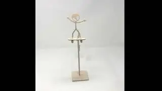 Balancing Skateboard Guy Toy Scroll Saw Pattern.