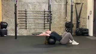 Weighted Throacic OH Opener on Med Ball HOLD | BIRKLPOWER.TRAINING