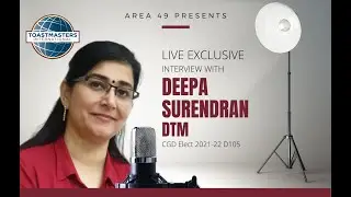 Live Exclusive Interview with Deepa Surendran, DTM