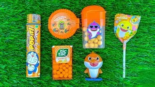 🧡🧡my favorite ASMR Candy Egg SurpriseLollipop Chocolates & Toys Unpacking IPaw Patrol | Baby Shark 