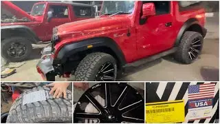 Modified Mahindra THAR with 20 Inch Alloywheels 🔥 ‼️ इस gadi को कहीं भी ले जाओ  ‼️ THAR lover ￼