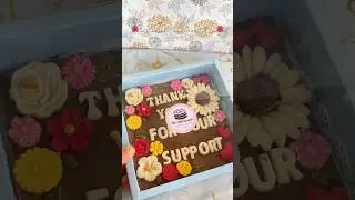 Floral Chocolate hamper box 🫶🏻🌸 #cake #love #chocolate #kashmirvlog