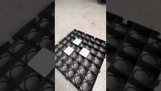 Eco500 Grid 40mm model, 500mm square. Ground reinforcement. Made from a blend of recycled polymer.