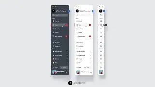 Responsive Sidebar Menu in HTML CSS & JavaScript | Dark/Light Mode