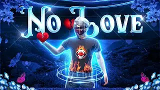 NO LOVE 💔 - FREE FIRE BEAT SYNC MONTAGE | DARK GAMER