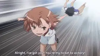 Toaru Majutsu no Index II - Misaka and Touma Indirect Kiss