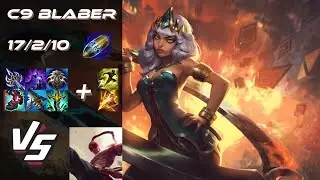 Cloud9 Blaber JUNGLE Qiyana vs Lee Sin - NA Challenger Patch 25.21