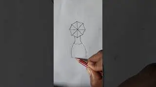Girl Umbrella #Drawing #pencil#art #draw#long video