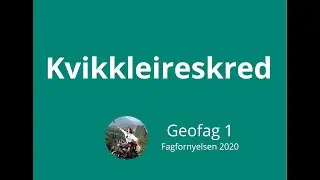 Geofag 1 #49 Kvikkleireskred