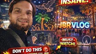 First Time at JBR? Watch This Dubai Drone Show & Full Area Tour 