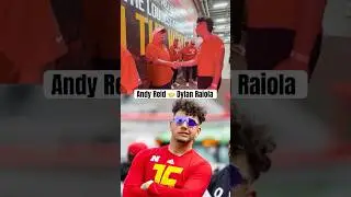 Nebraska QB Dylan Raiola meets Andy Reid
