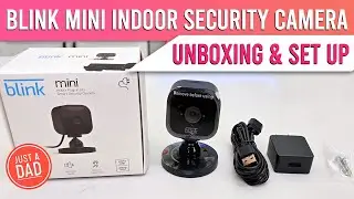 Blink Mini Compact Indoor Smart Security Camera Works with Alexa UNBOXING & SET UP