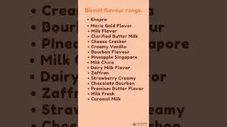 Biscuit Flavour Manufacturer Flavorade India