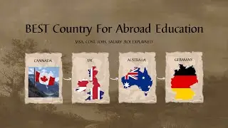 CANADA vs UK vs AUSTRELIA vs GERMANY Which is BEST for YOU?/ Reasons for Visa Rejection/ living cost