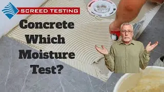 Concrete Which Moisture Test?👉 Don't chance it find out which moisture test to use.
