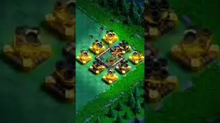 Skeleton vs Multi Mortar 💀💣 | Power Test | Clash of Clans Short | Younus YT Gaming