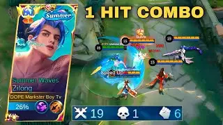 ONLY PRO ZILONG CAN DO THIS 1 HIT COMBO TRICK!😱 ZILONG BEST BUILD 2023 | MOBILE LEGENDS