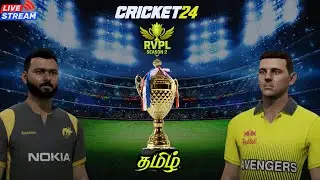 RVPL Season 2 League Round 3 | AA vs CRS | Cricket 24 Tamil Gameplay | Full Match Highlights