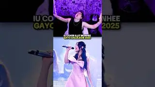 illit iu cover 😱 mbc gayo daejejeon 2025 illit performance reaction #shorts