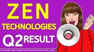 ZEN TECHNOLOGIES Q2 RESULT #zentechnologies #zentech #zentechnologiessharenews