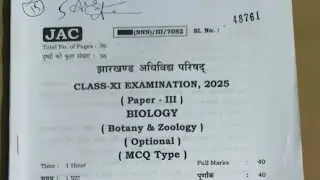 Biology class 11 Previous Year question  paper 2025  Important for JAC board exam 2026