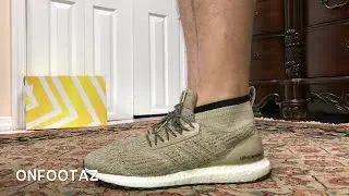 Adidas Ultra Boost Mid All Terrain Limited Trace Khaki On Foot