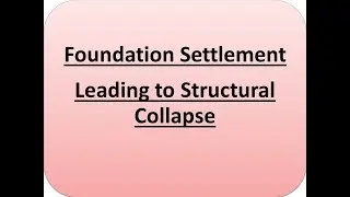 Building Foundation Failure || Foundation Settlement || Structural Failure