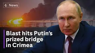 Ukraine War: key Crimea bridge hit in serious setback to Putin and Russia