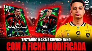 ESTREIA DO KAKÁ E SHEVCHENKO COM A FICHA MODIFICADA no Efootball 2026