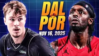 Dallas Mavericks vs Portland Trail Blazers - FULL GAME HIGHLIGHTS | November 16, 2025 NBA Season