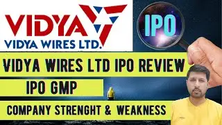 Vidya Wires IPO Preview | Vidya Wires IPO GMP | Vidya Wires Limited IPO Preview 