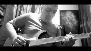 Some #microtonal #improvisation improvisation on #fretless #guitar in #shur