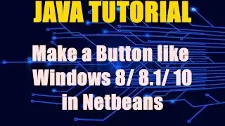 Java Netbeans : Create A Close Button Like Windows 8/8.1/10 Using Java | JFrame JLabel