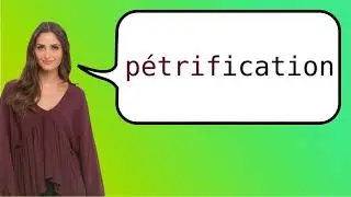 How to say 'silicification' in French?